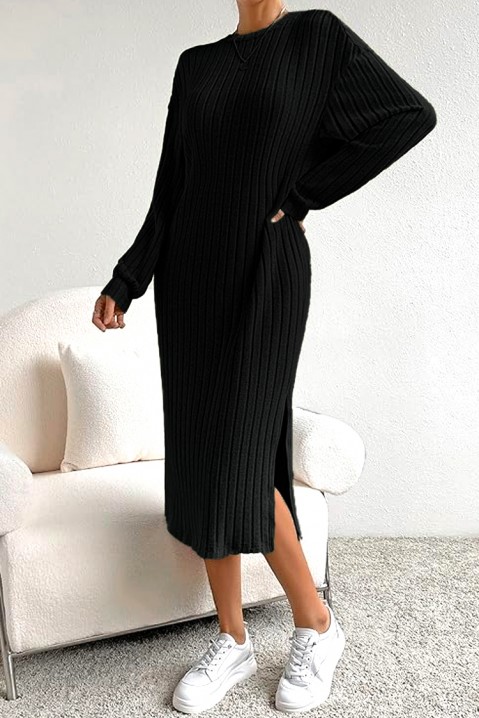 Šaty KARMOLSA BLACK, Farba: čierna, IVET.EU - Štýlové oblečenie