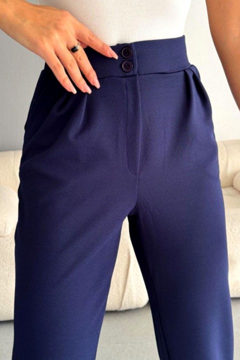 Παντελόνι MILEANA NAVY, Χρώμα: μωβ,σκούρο μπλε, IVET.EU - Εκπτώσεις έως -80%