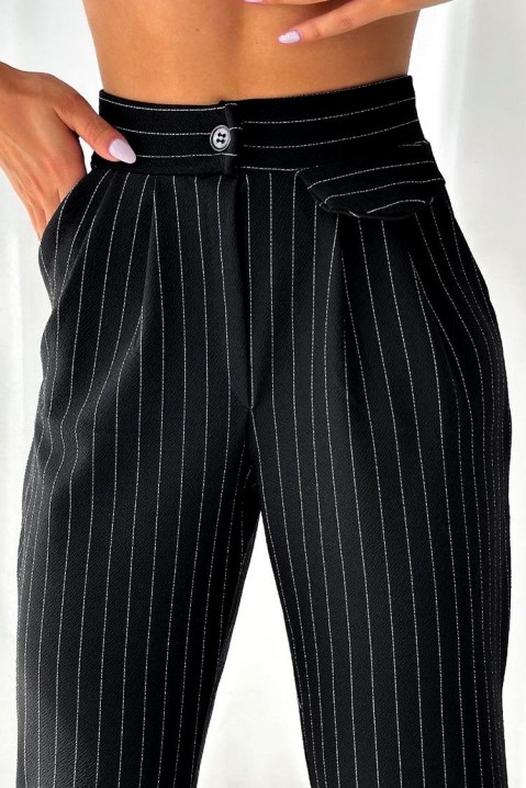 Dámské kalhoty LOMISA BLACK, Barva: černá, IVET.EU - Stylové oblečení