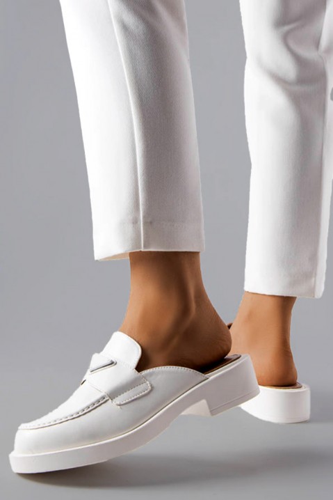 Dámské pantofle GRENOLDA WHITE, Barva: bílá, IVET.EU - Stylové oblečení