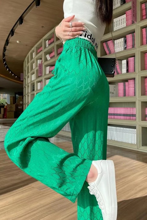 Dámske nohavice LOGENDA GREEN, Farba: zelená, IVET.EU - Štýlové oblečenie