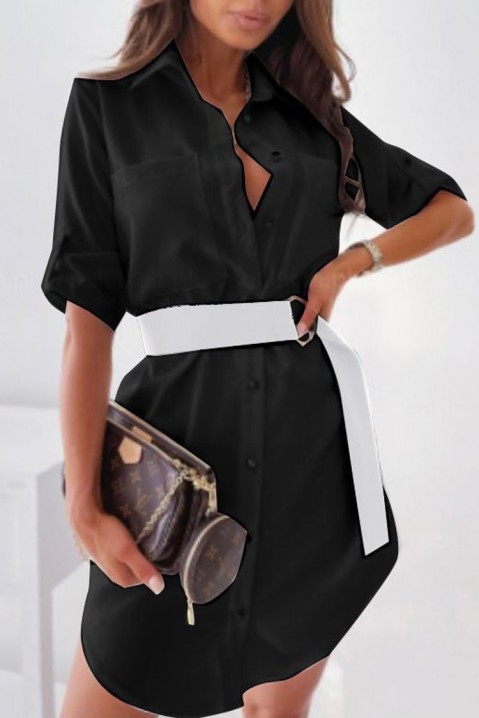 Šaty BODERSLA BLACK, Farba: čierna, IVET.EU - Štýlové oblečenie