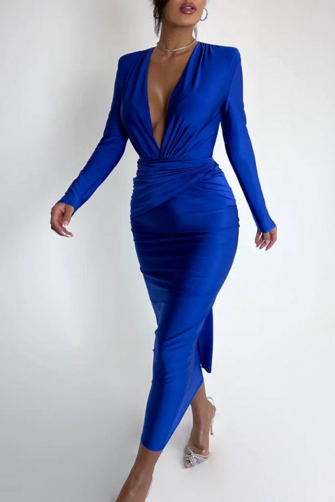 Šaty LEONETA BLUE, Barva: světlemodrá, IVET.EU - Stylové oblečení