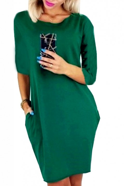 Šaty TABRELDA GREEN, Barva: zelená, IVET.EU - Stylové oblečení