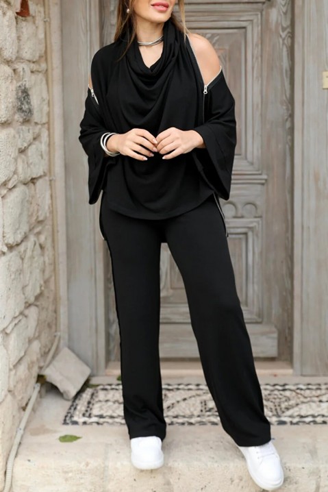 Dámský komplet MENILSA BLACK, Barva: černá, IVET.EU - Stylové oblečení