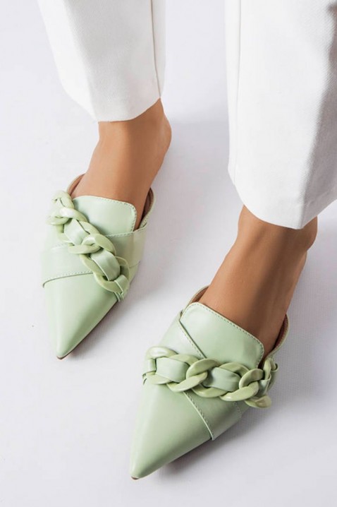 Dámské pantofle BATENDA GREEN, Barva: zelená, IVET.EU - Stylové oblečení