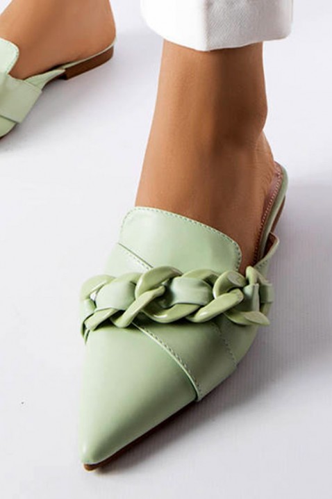 Dámské pantofle BATENDA GREEN, Barva: zelená, IVET.EU - Stylové oblečení