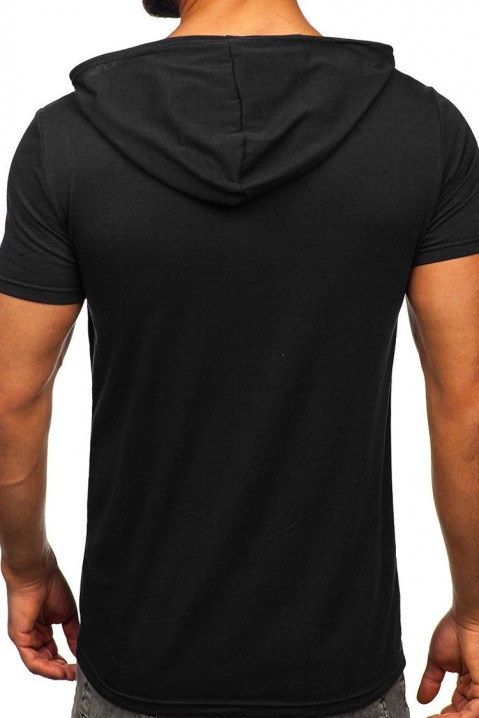 Ανδρικό μπλουζάκι BRELON BLACK, Χρώμα: μαύρο, IVET.EU - Εκπτώσεις έως -80%