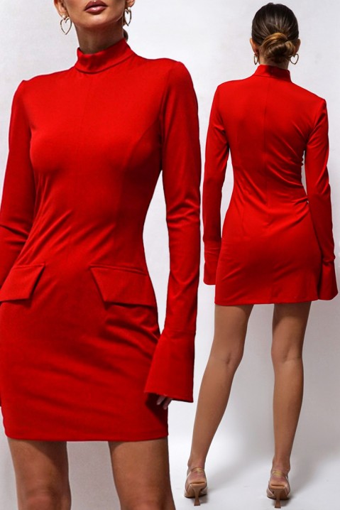 Φόρεμα STILOMA RED, Χρώμα: κόκκινο, IVET.EU - Εκπτώσεις έως -80%