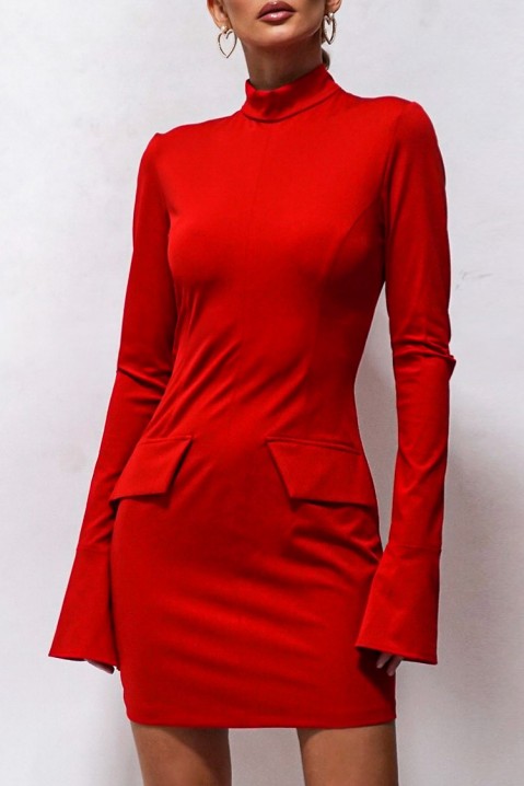 Φόρεμα STILOMA RED, Χρώμα: κόκκινο, IVET.EU - Εκπτώσεις έως -80%