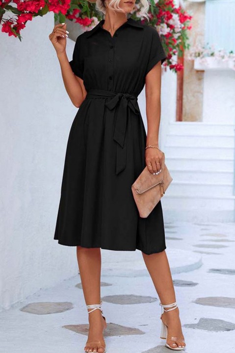 Šaty MELINTA BLACK, Barva: černá, IVET.EU - Stylové oblečení