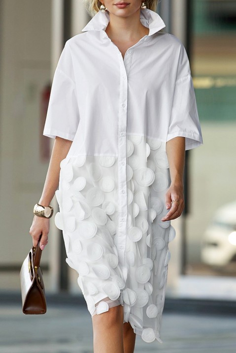 Šaty TAKELMA WHITE, Farba: biela, IVET.EU - Štýlové oblečenie