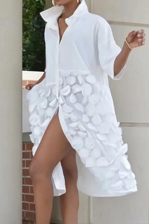 Φόρεμα TAKELMA WHITE, Χρώμα: άσπρο, IVET.EU - Εκπτώσεις έως -80%
