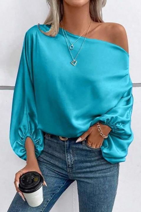 Γυναικεία μπλούζα PEROLMEDA SKY, Χρώμα: Γαλάζιο, IVET.EU - Εκπτώσεις έως -80%