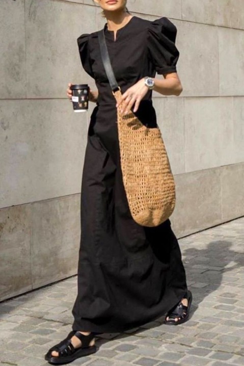 Šaty LONGETA, Barva: černá, IVET.EU - Stylové oblečení