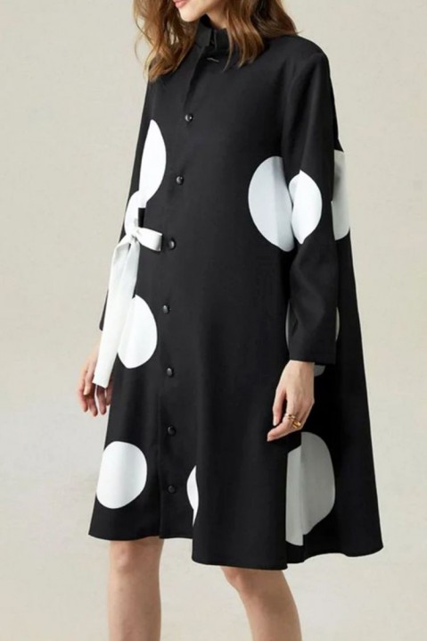 Φόρεμα REGARHA, Χρώμα: μαύρο και άσπρο, IVET.EU - Εκπτώσεις έως -80%