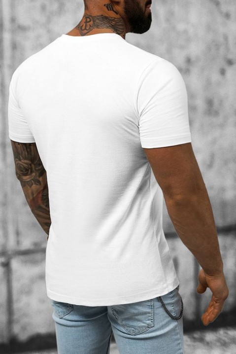 Pánske tričko SELION, Farba: biela, IVET.EU - Štýlové oblečenie