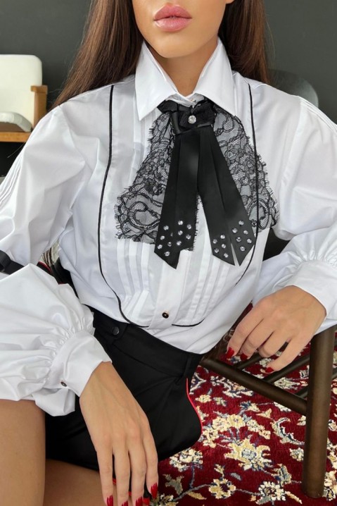 Dámska košeľa ROMELDISA, Farba: biela, IVET.EU - Štýlové oblečenie