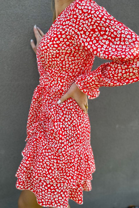 Šaty DOVELPA RED, Barva: červená, IVET.EU - Stylové oblečení