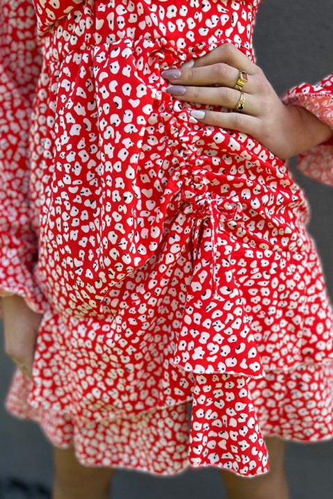 Φόρεμα DOVELPA RED, Χρώμα: κόκκινο, IVET.EU - Εκπτώσεις έως -80%