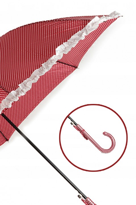 Deštník AGALENA RED, Barva: červená, IVET.EU - Stylové oblečení