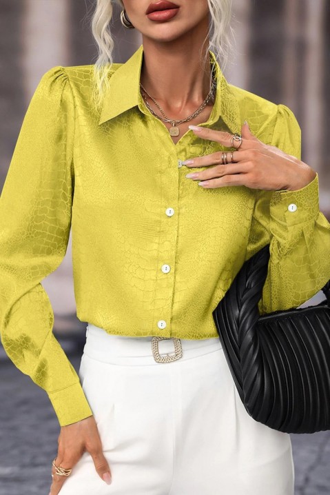 Γυναικείο πουκάμισο SATORFA LIME, Χρώμα: λάιμ, IVET.EU - Εκπτώσεις έως -80%