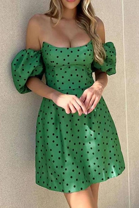 Šaty BOMBETA GREEN, Farba: zelená, IVET.EU - Štýlové oblečenie