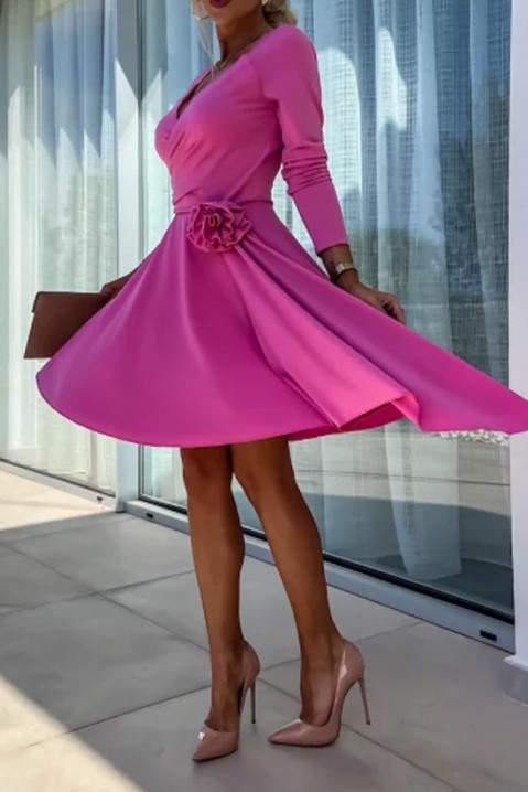 Φόρεμα LOTENISA FUCHSIA, Χρώμα: φούξια, IVET.EU - Εκπτώσεις έως -80%