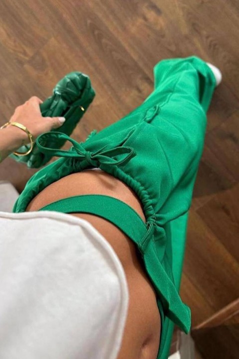 Dámske nohavice VALOMDA GREEN, Farba: zelená, IVET.EU - Štýlové oblečenie