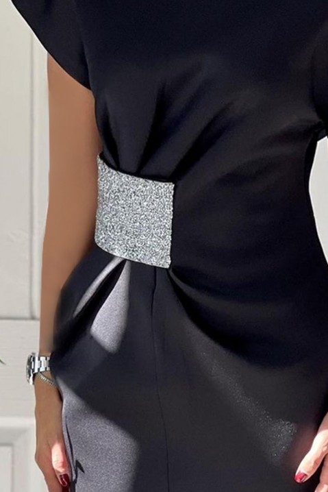 Φόρεμα FIMERLA BLACK, Χρώμα: μαύρο, IVET.EU - Εκπτώσεις έως -80%