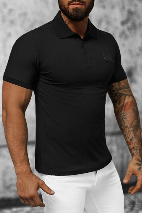 Pánske tričko FREBOLFO BLACK, Farba: čierna, IVET.EU - Štýlové oblečenie