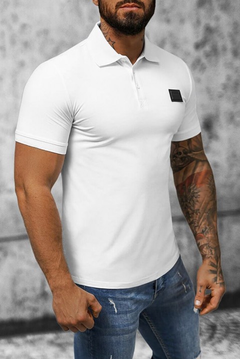 Pánské triko FREBOLFO WHITE, Barva: bílá, IVET.EU - Stylové oblečení