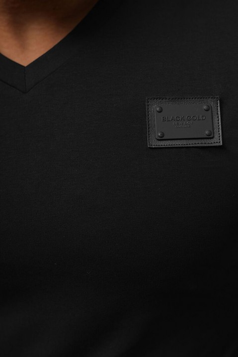 Pánske tričko FEVERGO BLACK, Farba: čierna, IVET.EU - Štýlové oblečenie