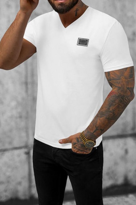 Pánske tričko FEVERGO WHITE, Farba: biela, IVET.EU - Štýlové oblečenie