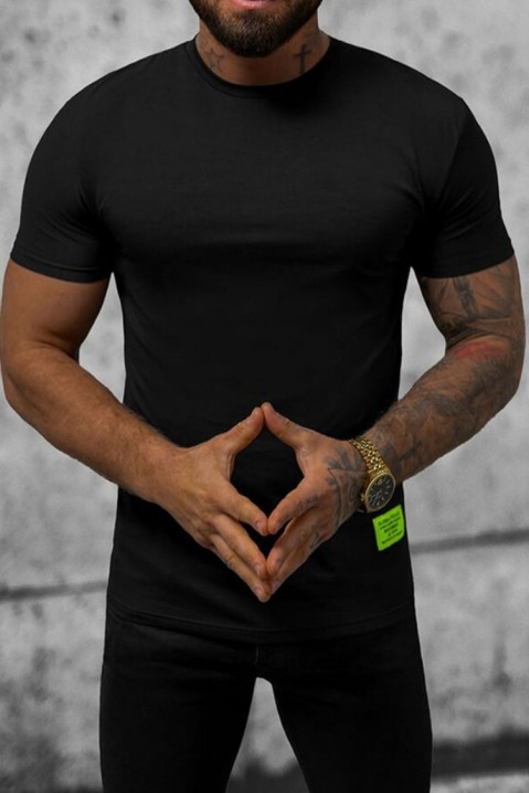 Ανδρικό κοντομάνικο μπλουζάκι RELENGO, Χρώμα: μαύρο, IVET.EU - Εκπτώσεις έως -80%