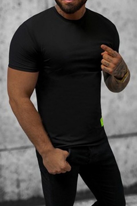 Ανδρικό κοντομάνικο μπλουζάκι RELENGO, Χρώμα: μαύρο, IVET.EU - Εκπτώσεις έως -80%