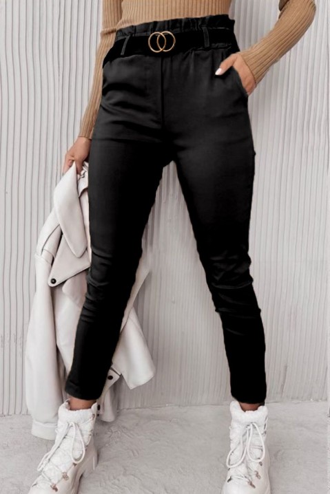 Dámské kalhoty BONTENA BLACK, Barva: černá, IVET.EU - Stylové oblečení