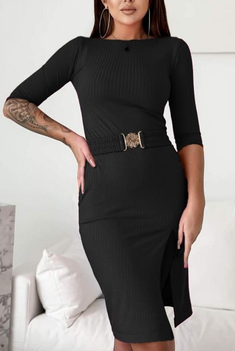 Šaty LOTINDA BLACK, Farba: čierna, IVET.EU - Štýlové oblečenie