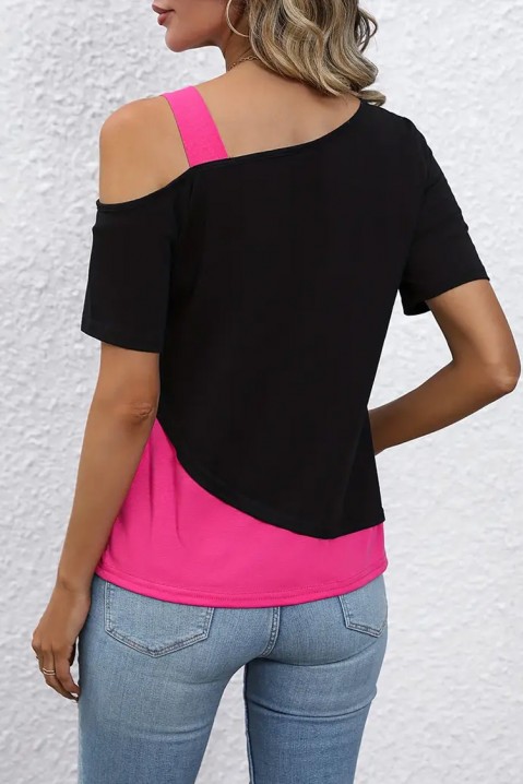 Γυναικεία μπλούζα RINOLDEA PINK, Χρώμα: μαύρο, IVET.EU - Εκπτώσεις έως -80%