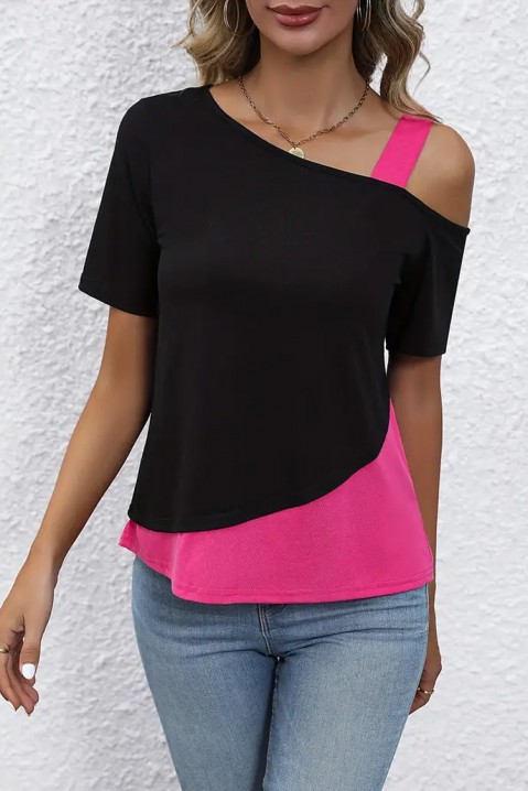 Γυναικεία μπλούζα RINOLDEA PINK, Χρώμα: μαύρο, IVET.EU - Εκπτώσεις έως -80%