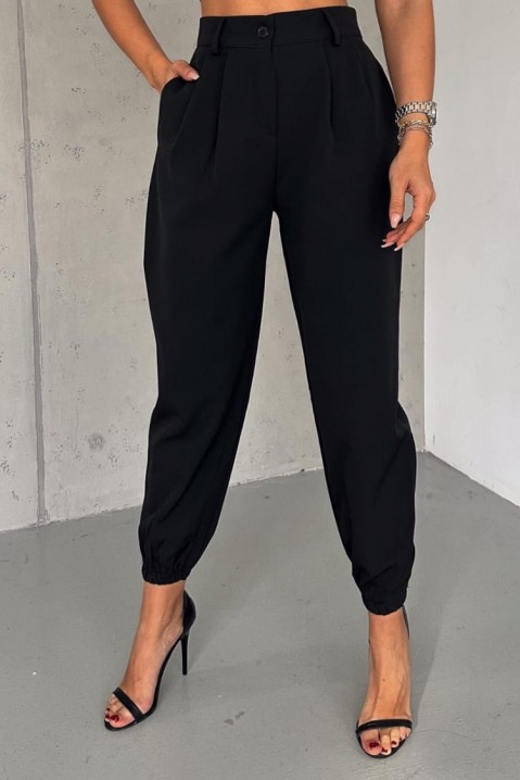 Dámské kalhoty RENIETA BLACK, Barva: černá, IVET.EU - Stylové oblečení