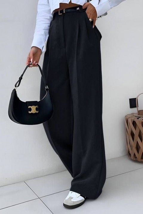 Dámské kalhoty LORONGA BLACK, Barva: černá, IVET.EU - Stylové oblečení