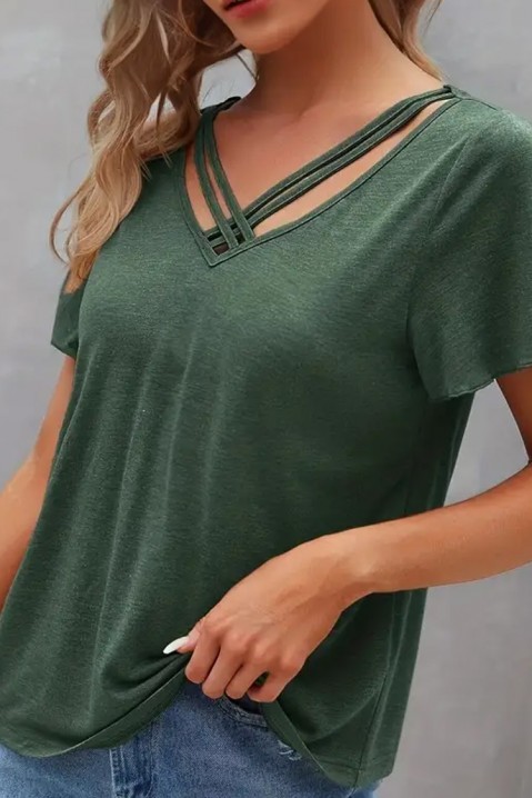 Dámské triko MERDELDA, Barva: zelená, IVET.EU - Stylové oblečení