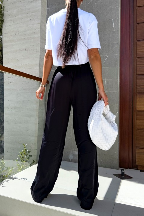 Dámské kalhoty RONGELSA BLACK, Barva: černá, IVET.EU - Stylové oblečení