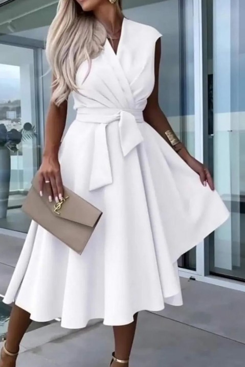 Φόρεμα MORTELDA WHITE, Χρώμα: άσπρο, IVET.EU - Εκπτώσεις έως -80%