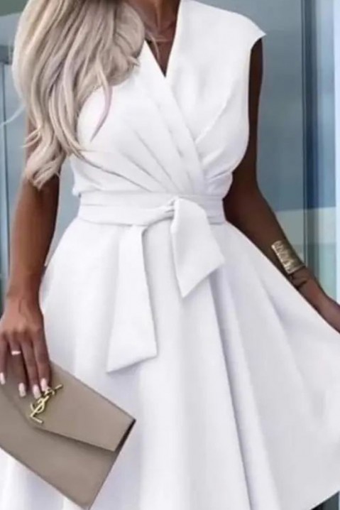 Φόρεμα MORTELDA WHITE, Χρώμα: άσπρο, IVET.EU - Εκπτώσεις έως -80%
