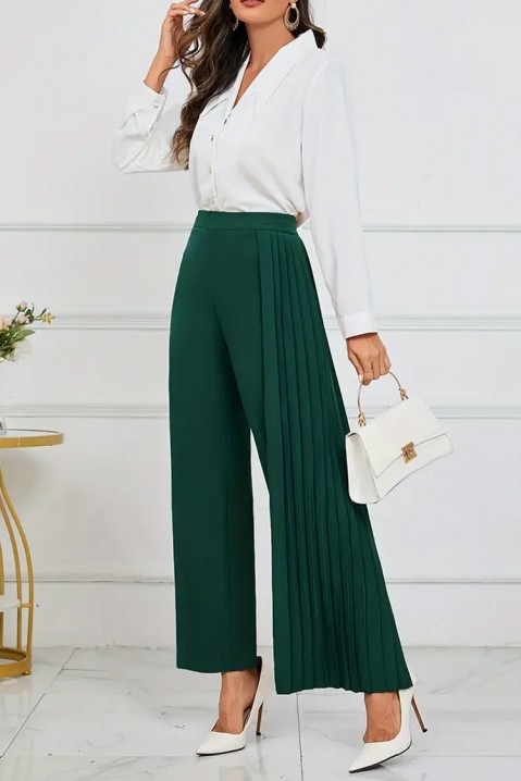 Dámské kalhoty ACELORA GREEN, Barva: zelená, IVET.EU - Stylové oblečení