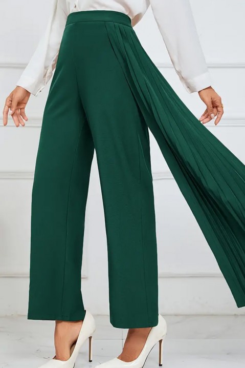 Dámske nohavice ACELORA GREEN, Farba: zelená, IVET.EU - Štýlové oblečenie