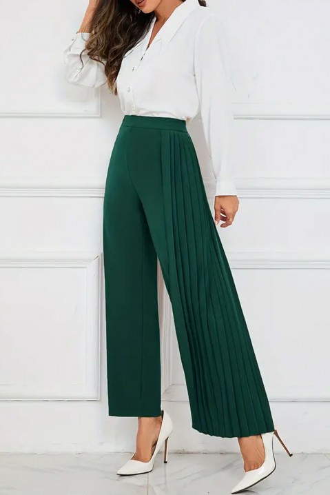 Dámské kalhoty ACELORA GREEN, Barva: zelená, IVET.EU - Stylové oblečení