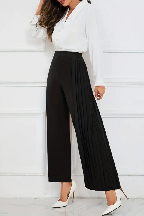 Dámské kalhoty ACELORA BLACK, Barva: černá, IVET.EU - Stylové oblečení
